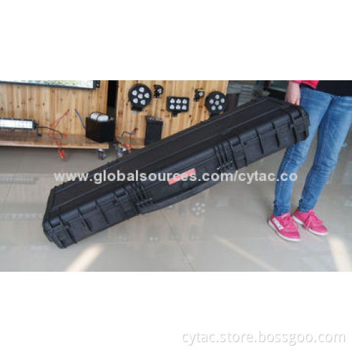 Durable waterproof plastic case for military guns, cameras, hardware tools, airsoft, rifle, shotgun